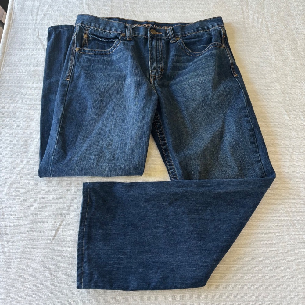 Cody James Copperhead Mens 34x32 Straight Leg Blue Jeans 5CJ401 100% Cotton